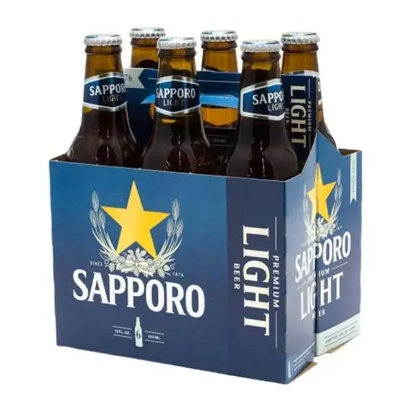 SAPPORO Light 6 Pack 2Oz Bottles - Image 3