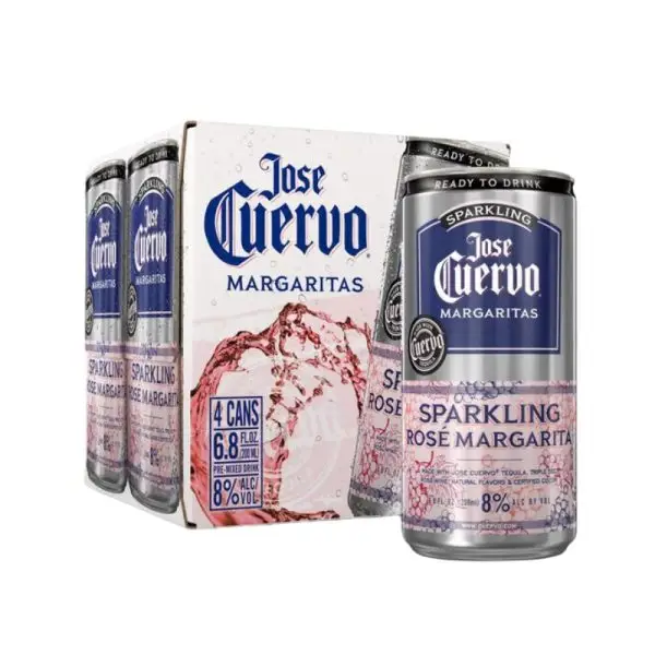 JOSE CUERVO Sparkling Rose Margarita 4 Pk - Image 3