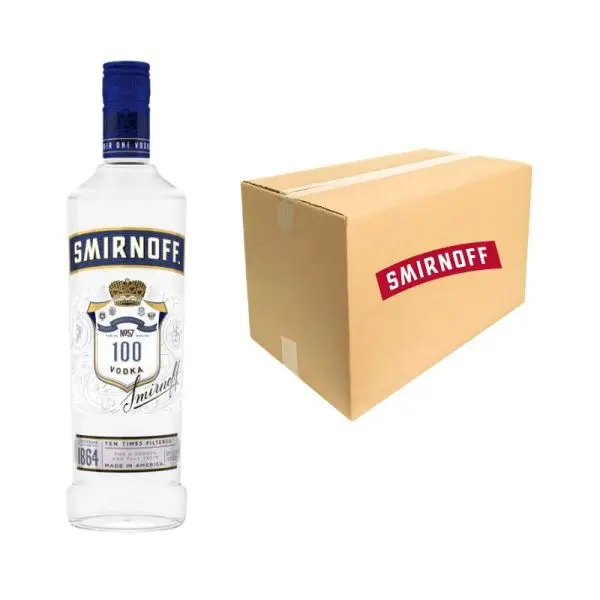 SMIRNOFF 100 Vodka 750 ml - Image 2