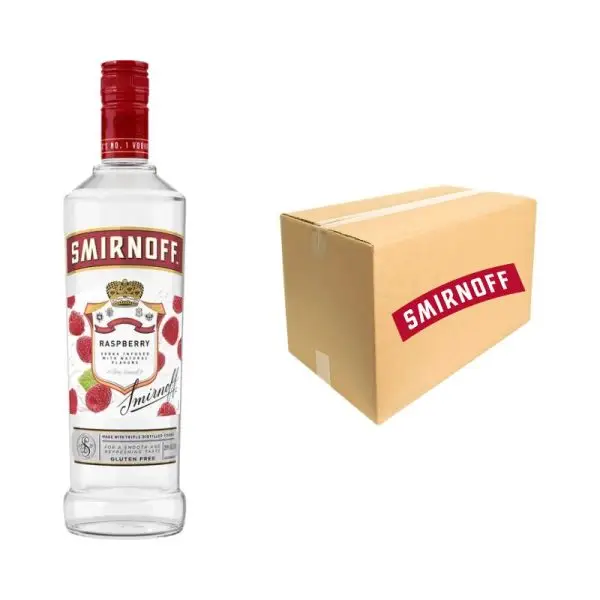 SMIRNOFF Raspberry Vodka 750 ml - Image 2