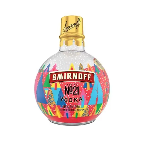 SMIRNOFF Red Holiday Ornament 750 ml