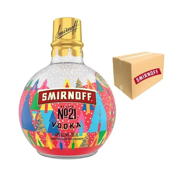 SMIRNOFF Red Holiday Ornament 750 ml - Image 2