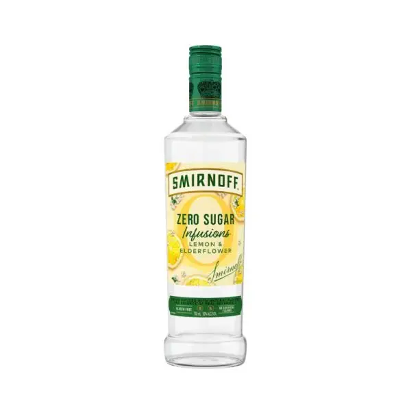 SMIRNOFF Inf Lemon & Ederf Zero Sugar 750 ml