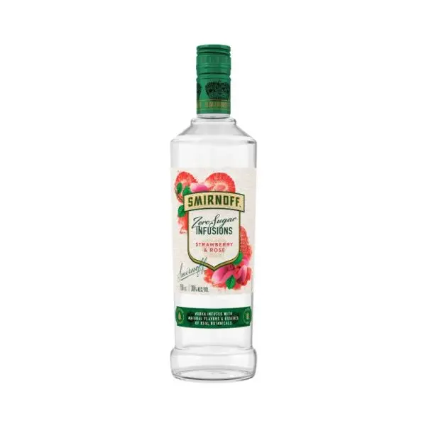 SMIRNOFF Inf Straw & Rose Zero Sugar 750 ml