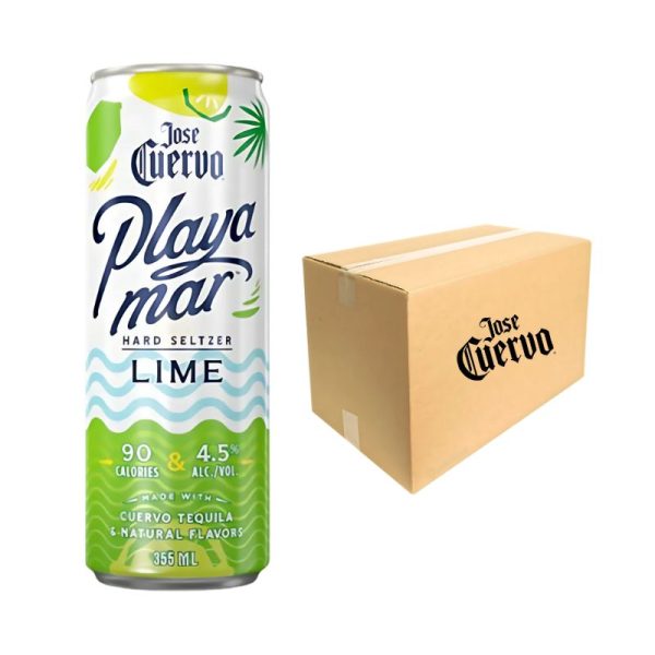 JOSE CUERVO Playa Mar Lime 4 Pack Cans - Image 2