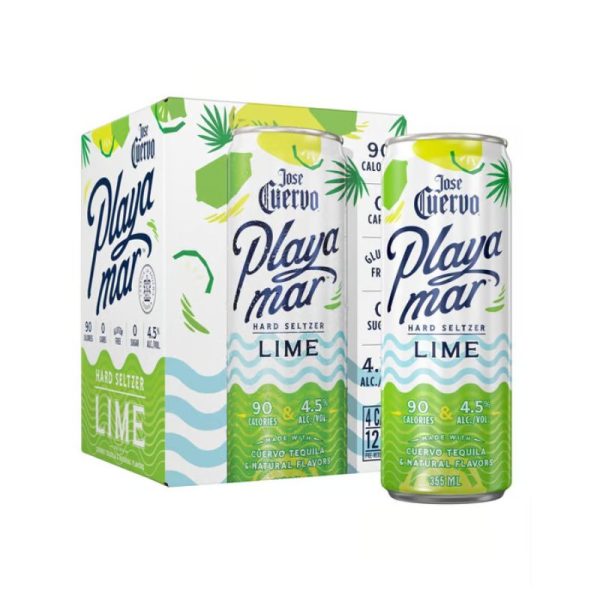 JOSE CUERVO Playa Mar Lime 4 Pack Cans - Image 3