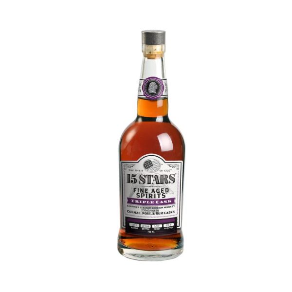 15 STARS Triple Cask Bourbon 750 ml