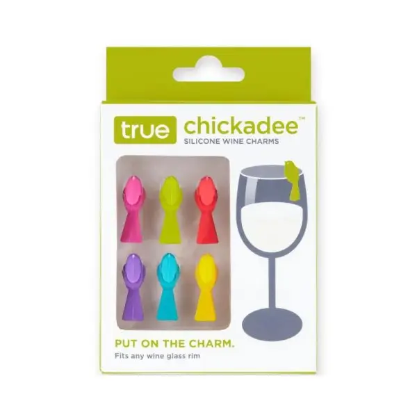 C/O TRUE Chickadee Wine Glass Markers Ea - Image 2